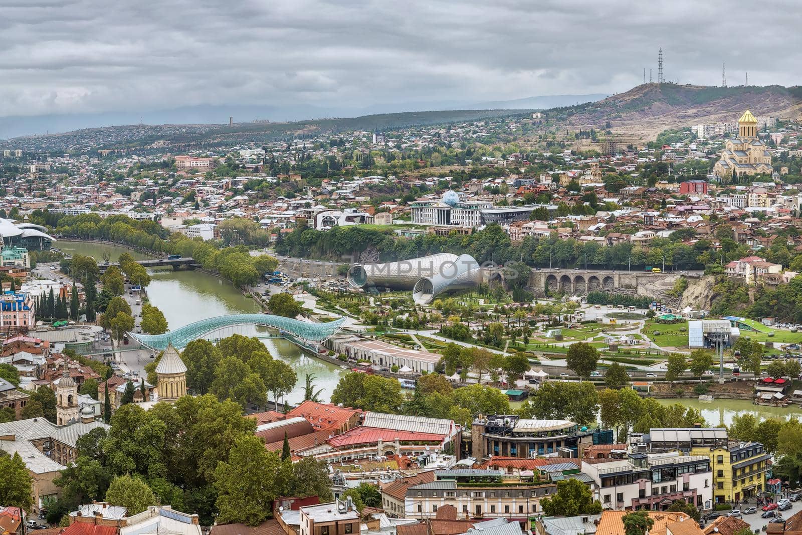 View of Tbilisi, Georgia by borisb17