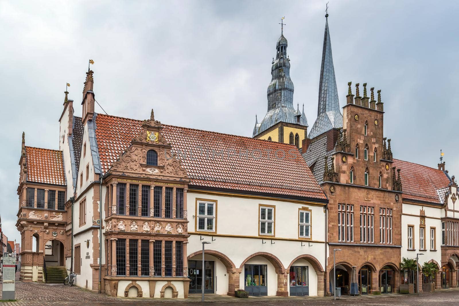 Market Square of Lemgo, Germany by borisb17