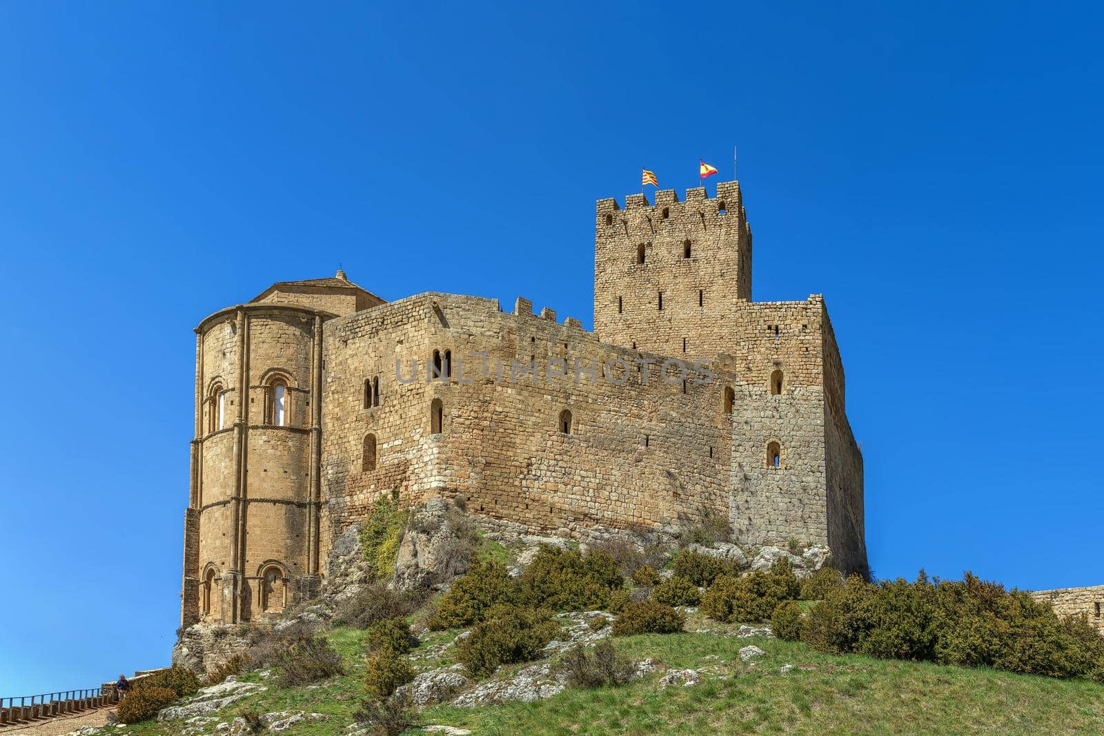 Castle of Loarre, Aragon, Spain by borisb17