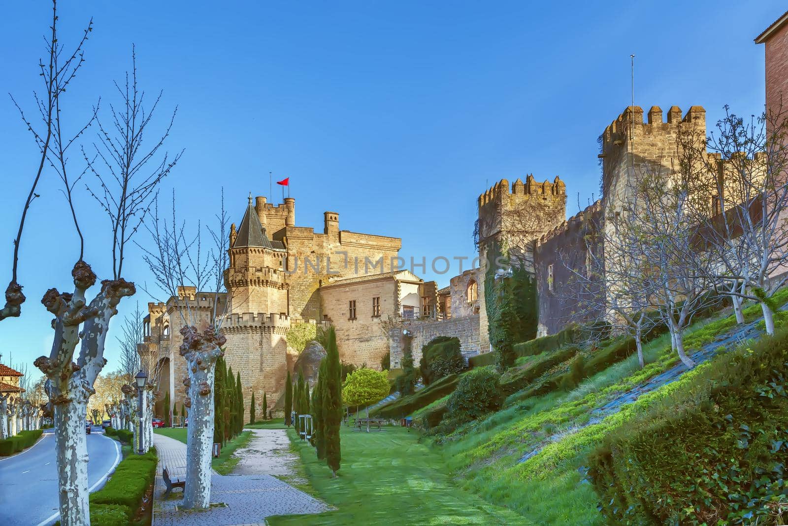 Palace of the Kings of Navarre or Royal Palace of Olite is a castle-palace in the town of Olite, in Navarre, Spain