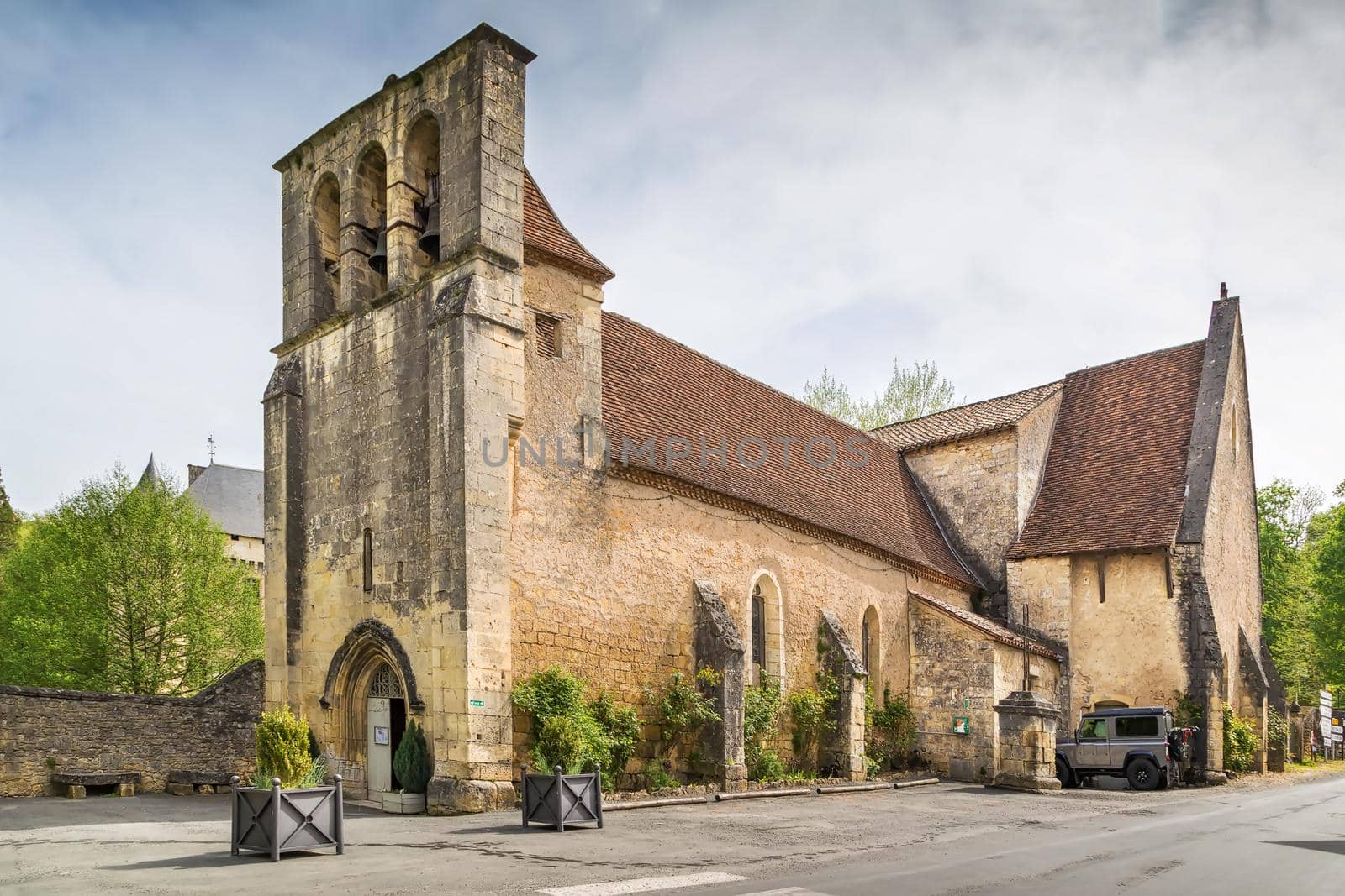 Church Saint John Baptiste, Campagne, France by borisb17