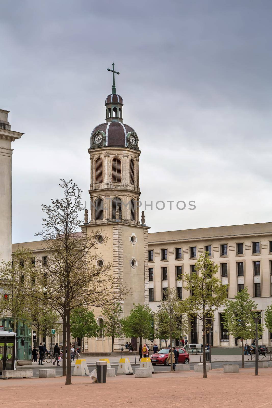 Clock tower, Lyon, France by borisb17