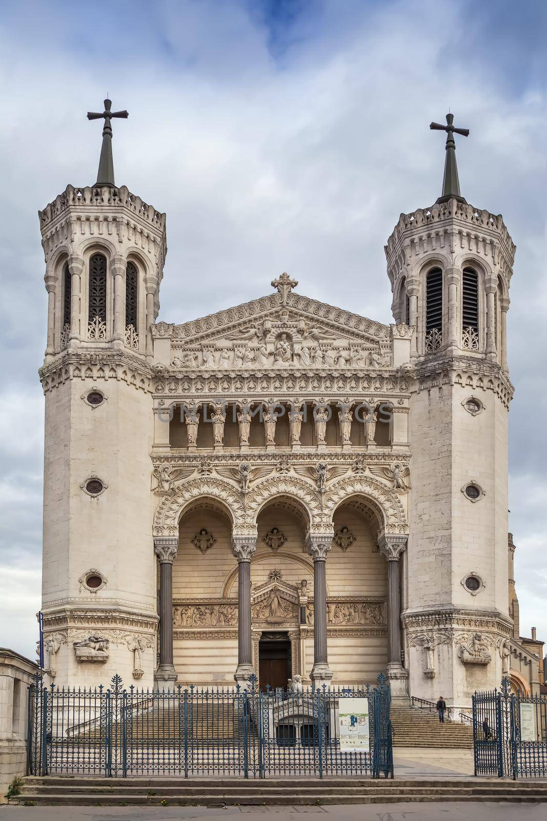 Basilica of Notre-Dame de Fourviere is a minor basilica in Lyon, France. 