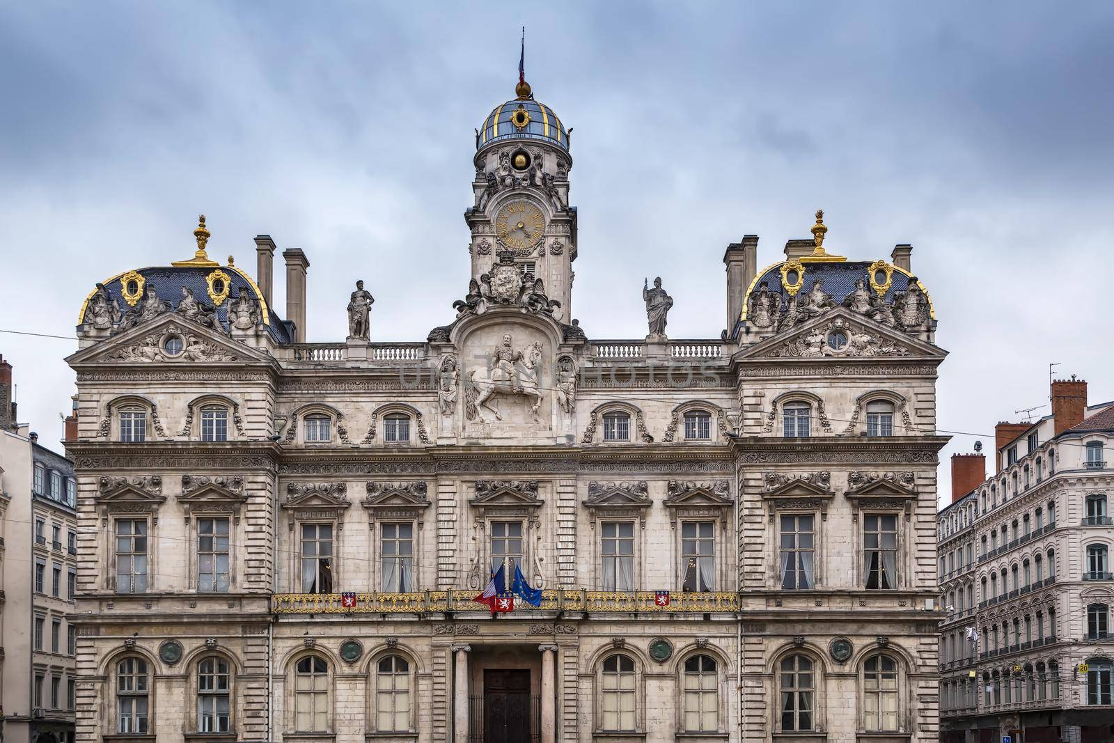 Hotel de Ville de Lyon is the city hall of the City of Lyon, France 