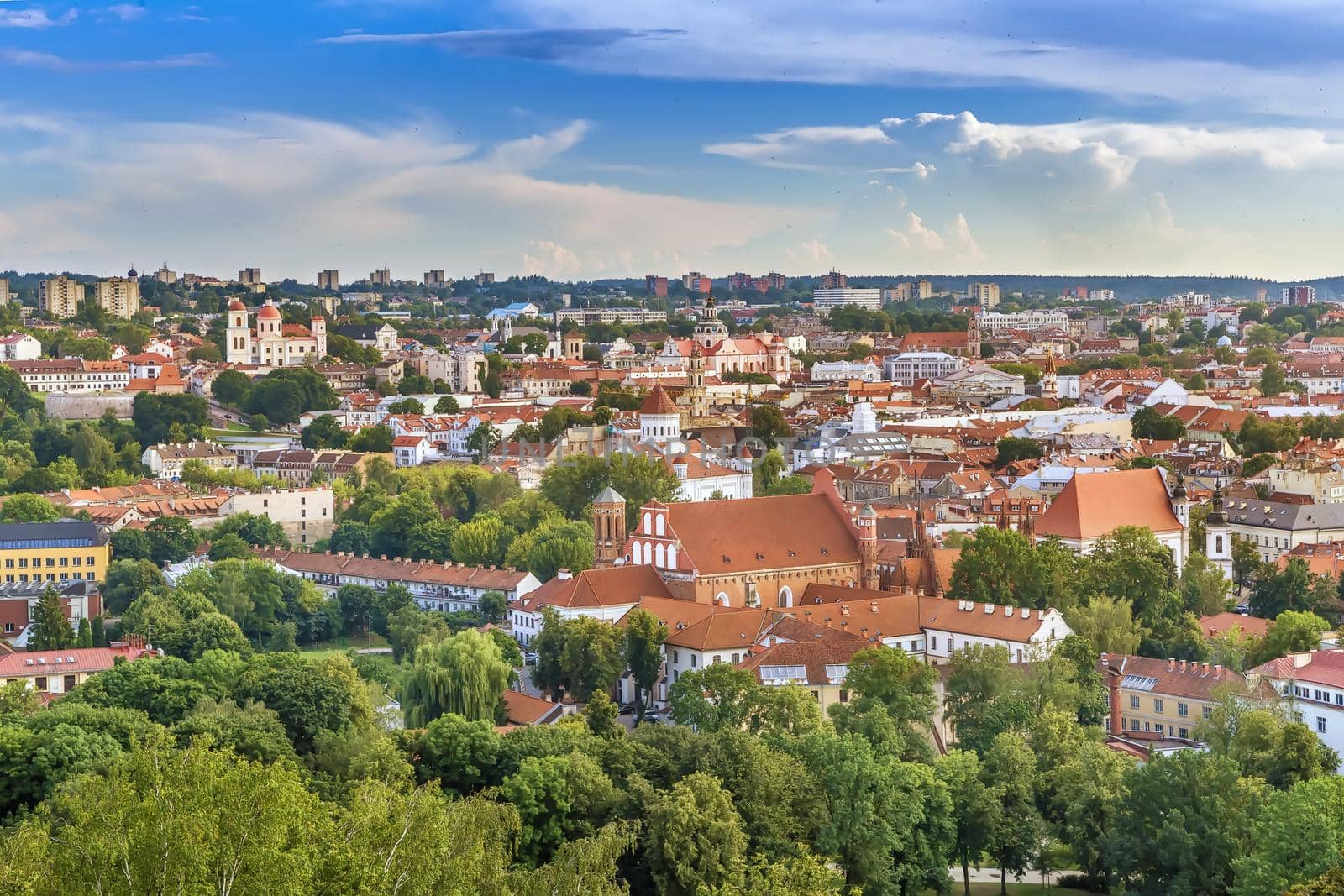 View of Vilnius, Lithuania by borisb17