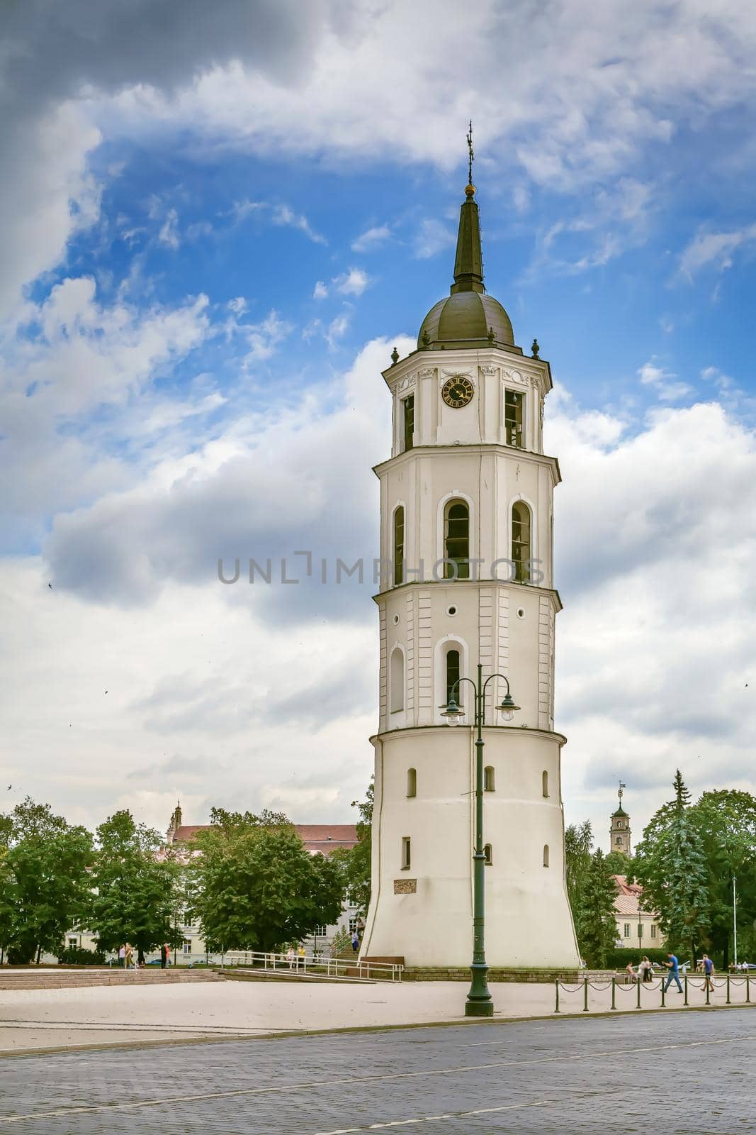 Bell Tower of Vilnius Cathedral, Lithuania by borisb17