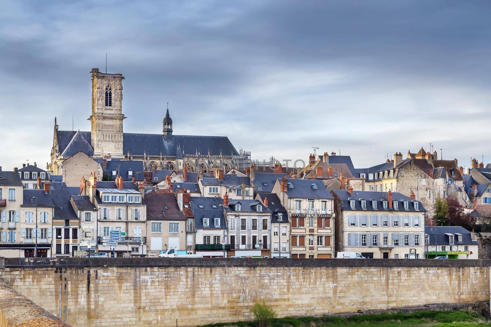 View of Nevers, France by borisb17