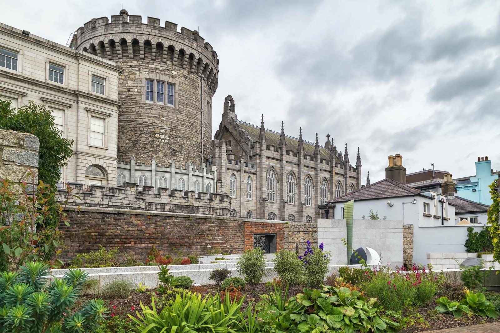 Record Tower and Chapel Royal in Dublin castle, Ireland