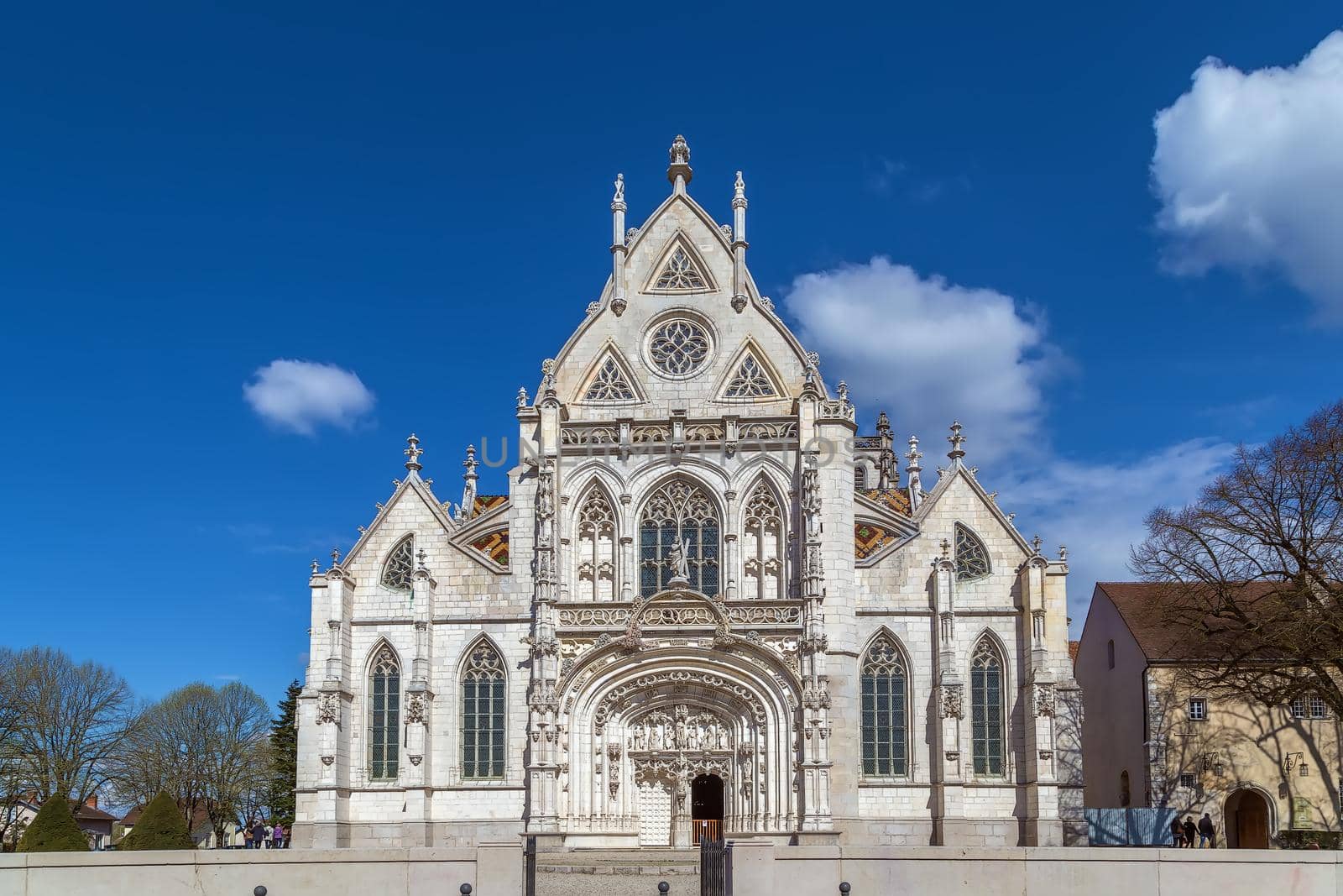 Church of Royal Monastery of Brou in Bourg-en-Bresse, France