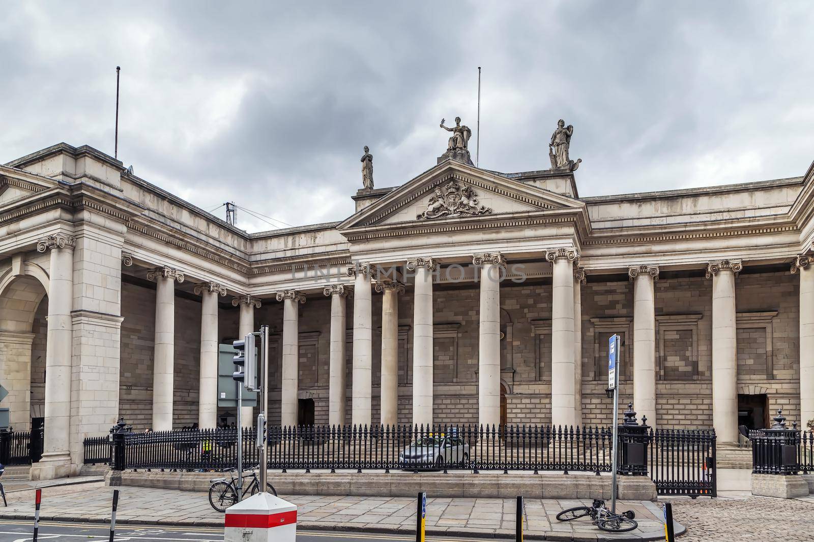 Parliament House in Dublin, Ireland, was home to the Parliament of Ireland, and later housed the Bank of Ireland.