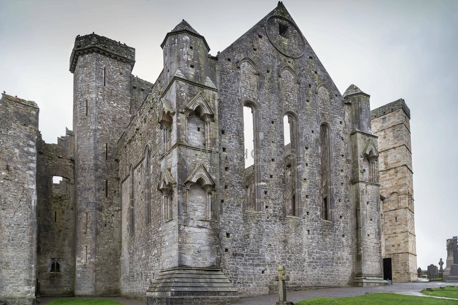 Rock of Cashel, Ireland. Cathedral was built between 1235 and 1270