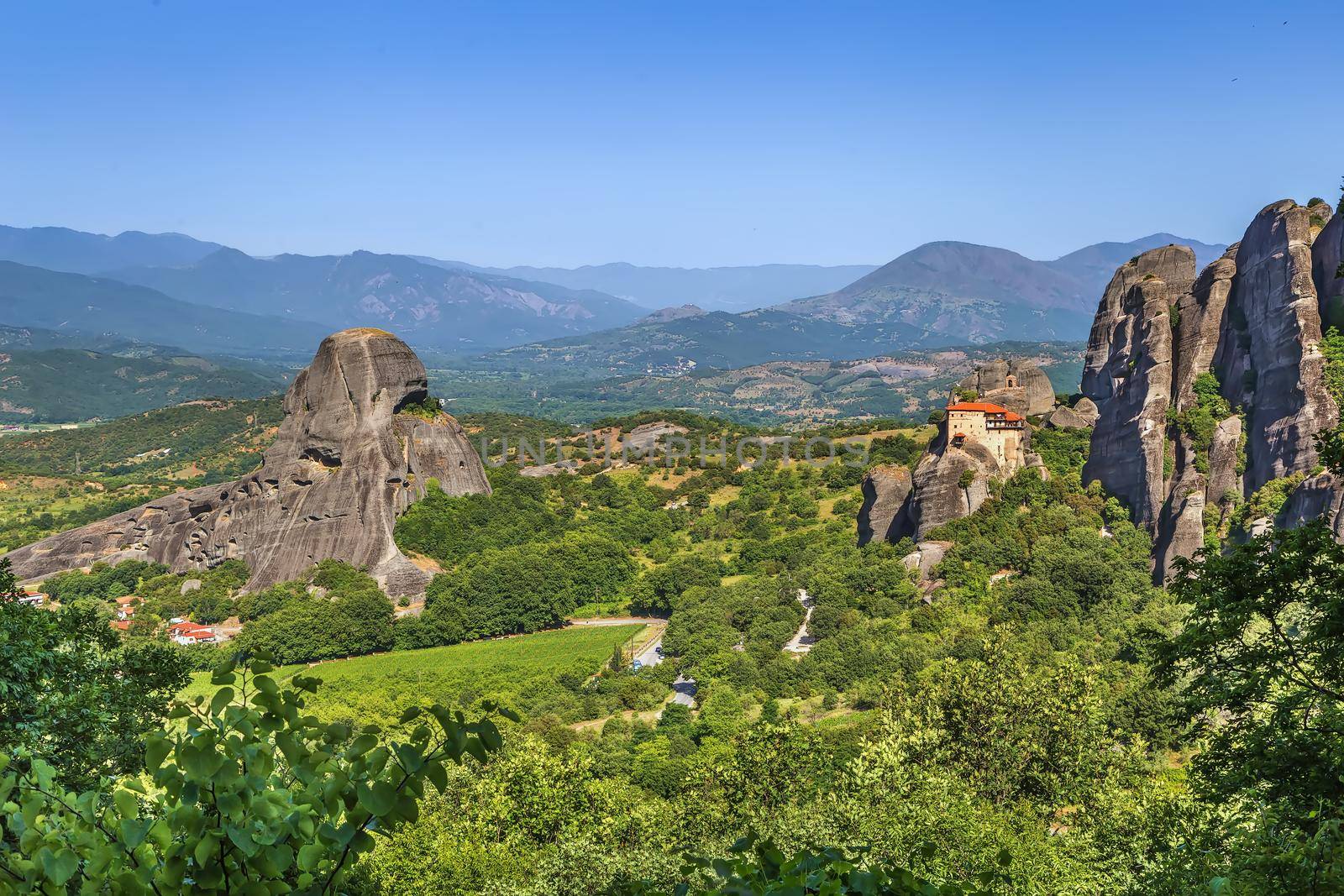 Landscape in Meteora, Greece by borisb17