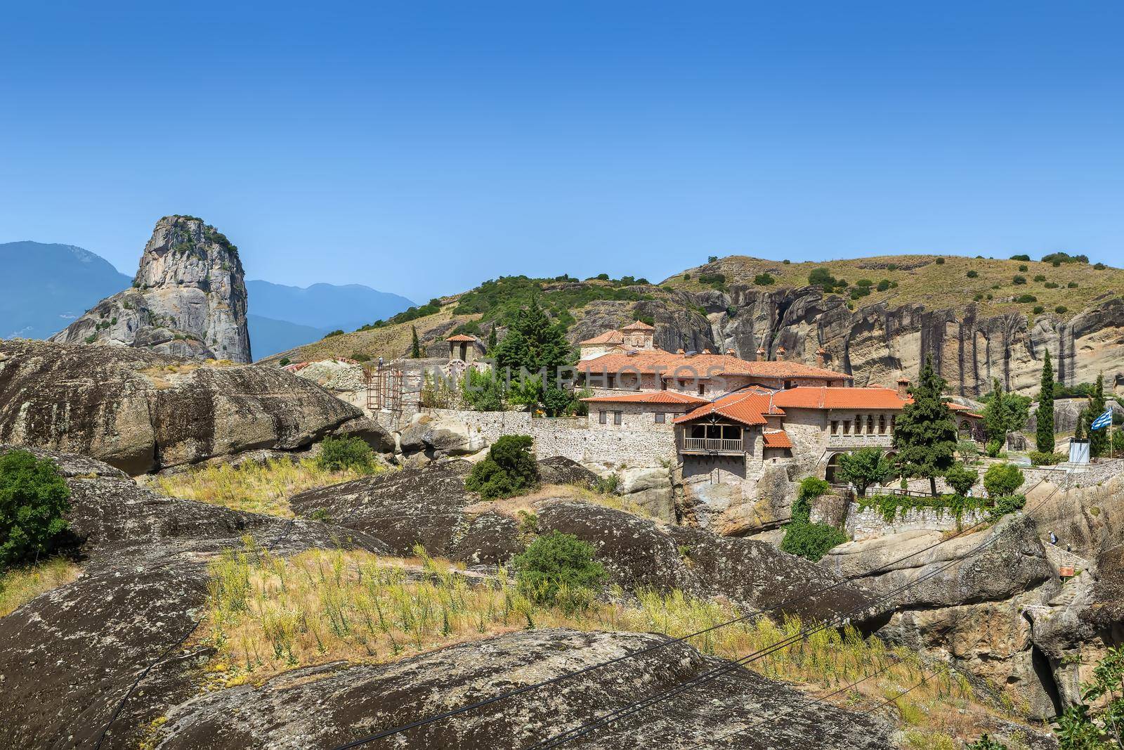 Monastery of the Holy Trinity, Meteora, Greece by borisb17