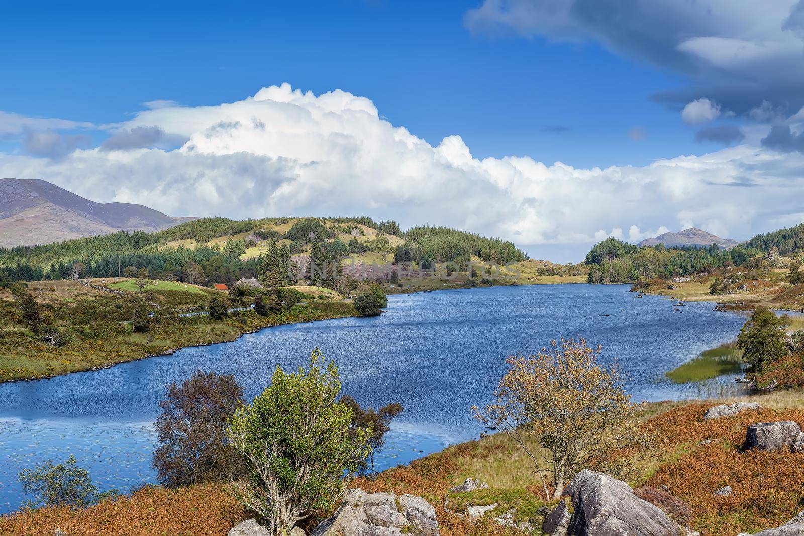 Lough Looscaunagh lake, Ireland by borisb17