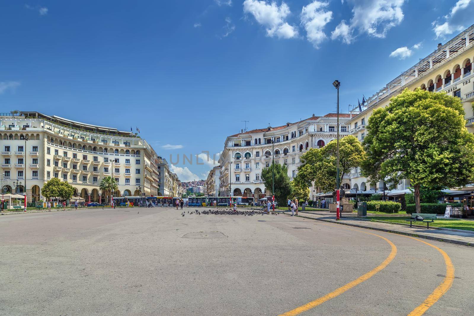 Aristotelous Square is the main city square of Thessaloniki, Greece