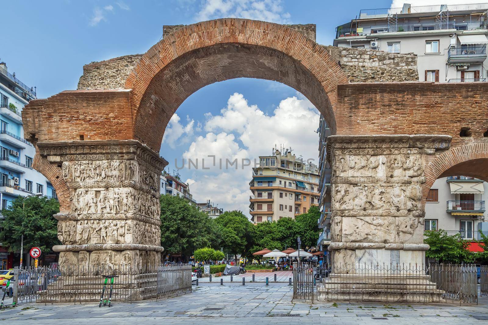 Arch of Galerius, Thessaloniki, Greece by borisb17