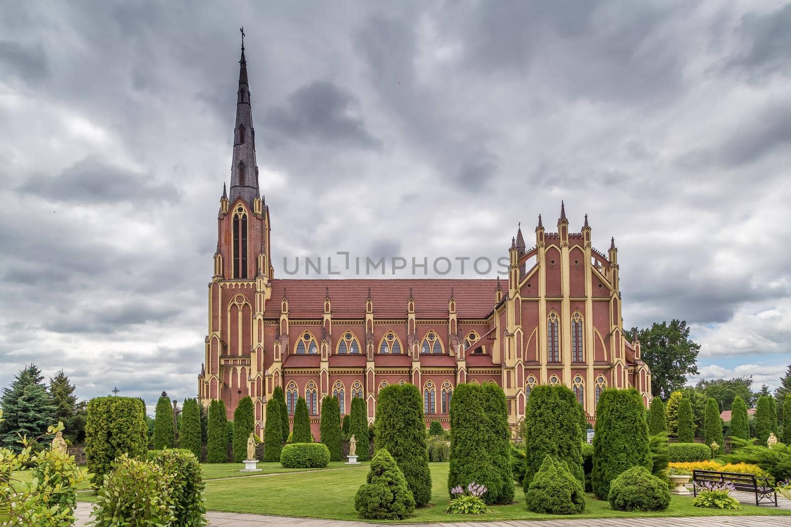 Holy Trinity Church, Gervyaty, Belarus by borisb17