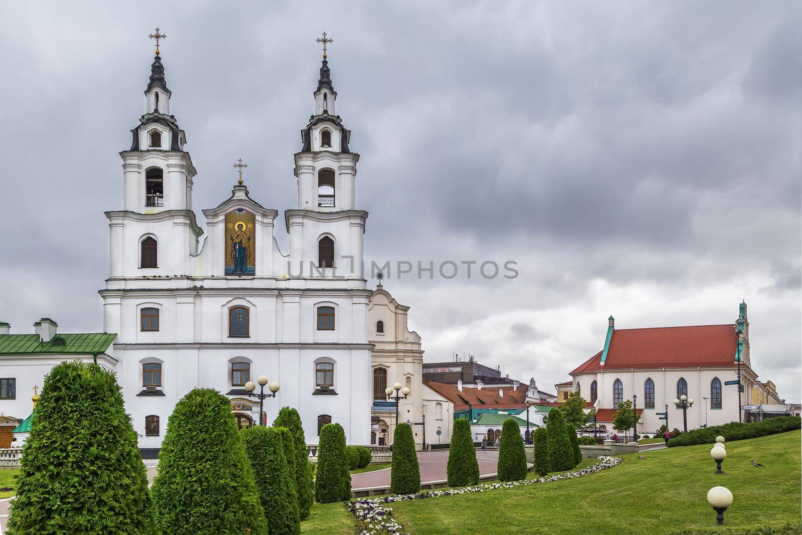 Holy Spirit Cathedral, Minsk, Belarus by borisb17