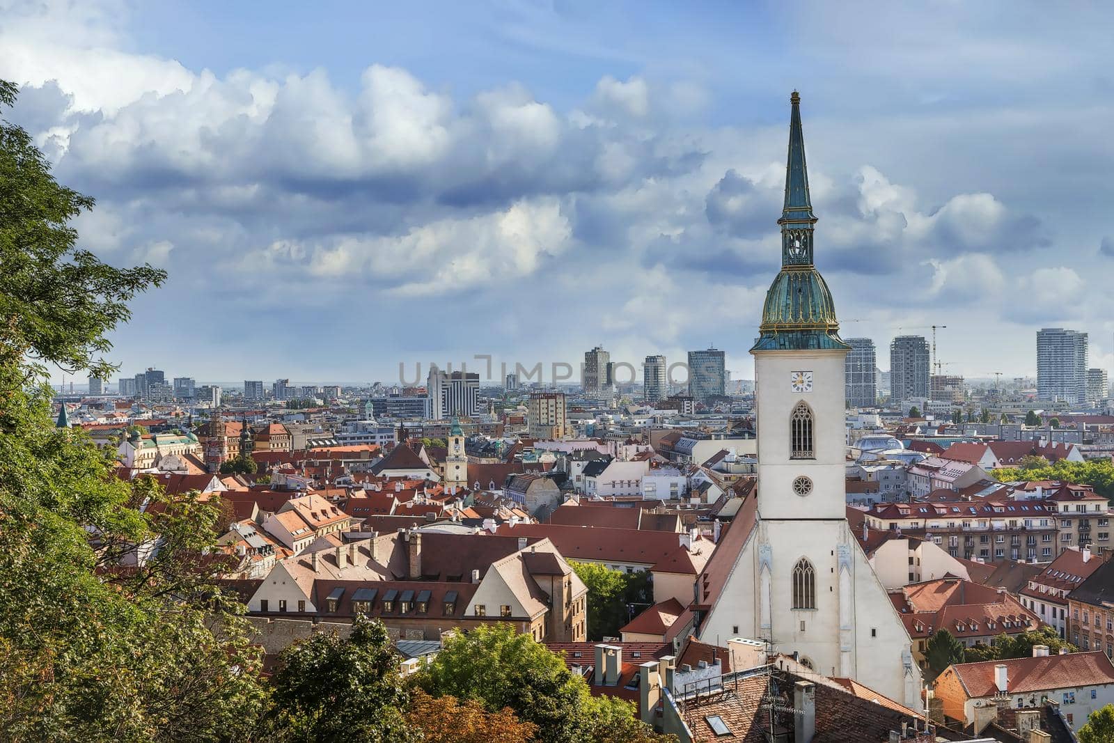 View of Bratislava, Slovakia by borisb17