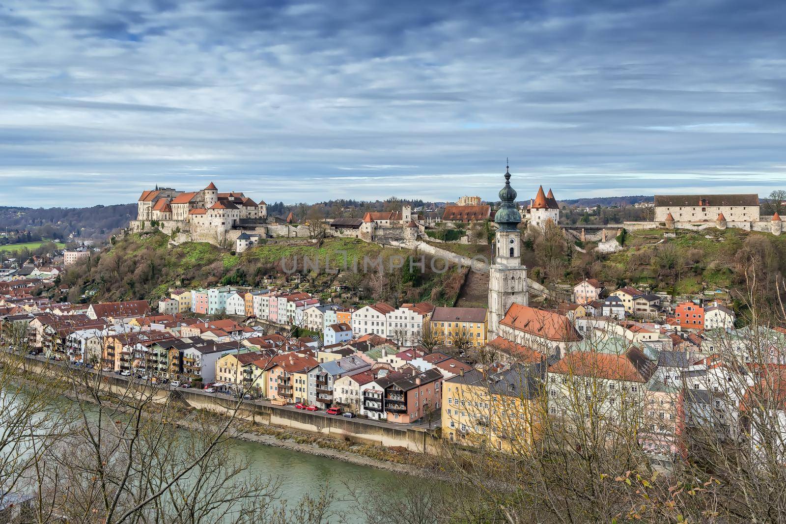 View of Burghausen, Germany by borisb17