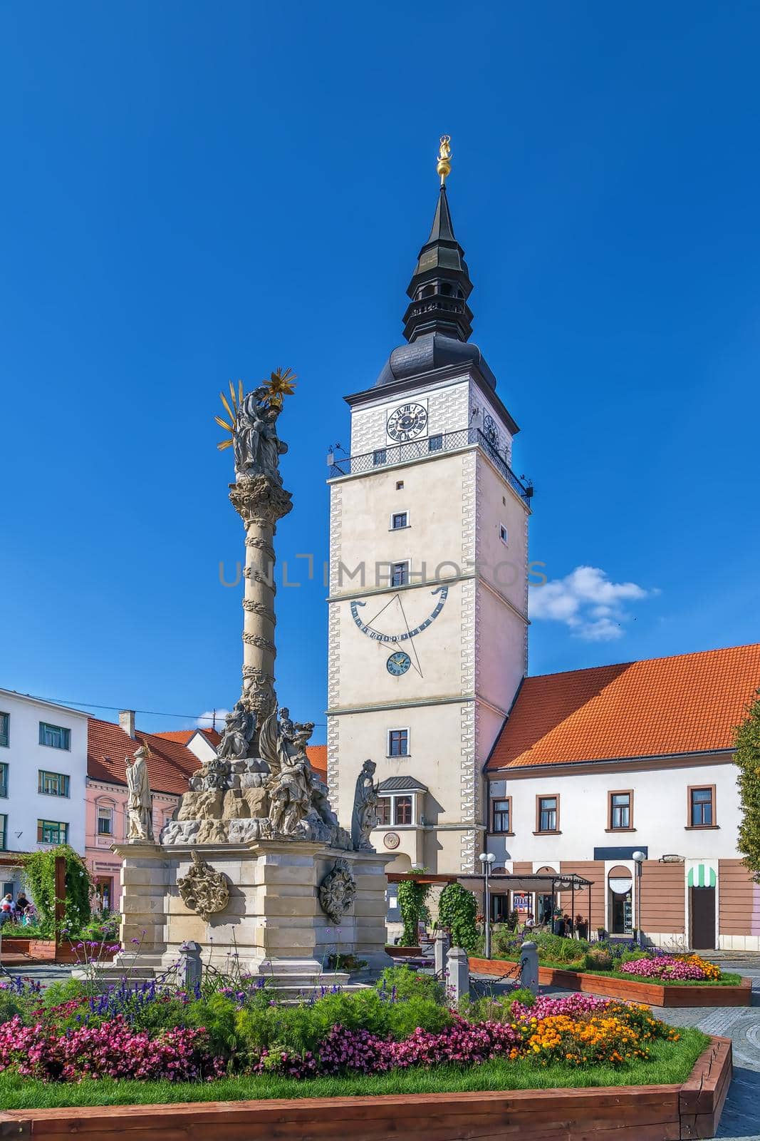 City Tower is one of the most important historic monuments of Trnava, Slovakia