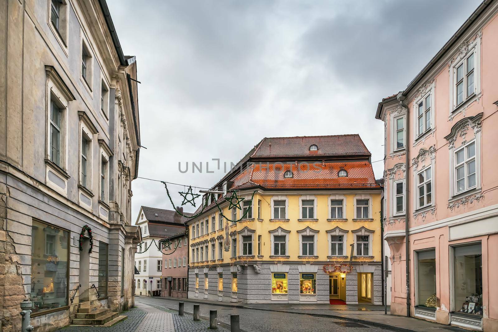 Street in Eichstatt, Germany  by borisb17