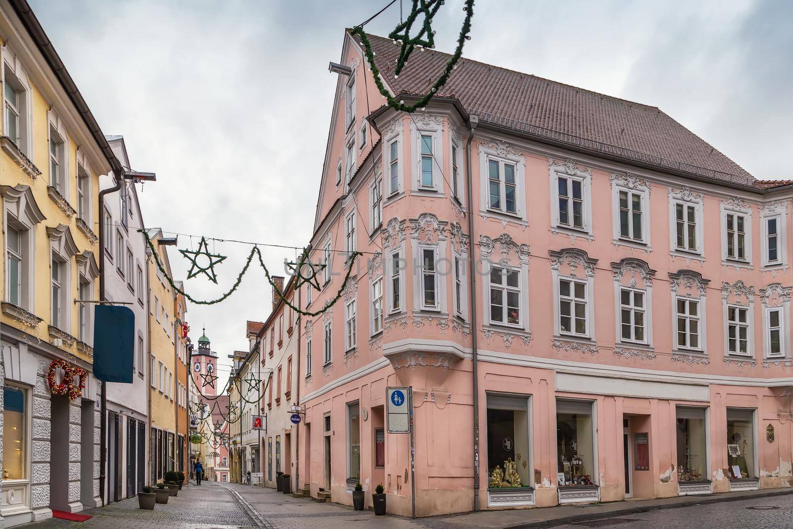 Street in Eichstatt, Germany  by borisb17