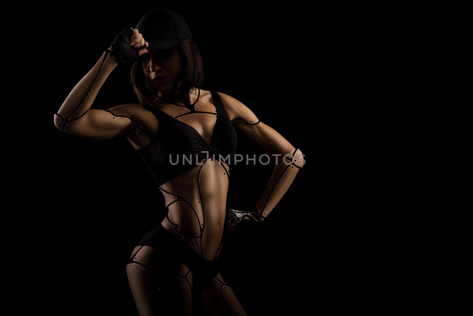 Fitness woman studio shots by SerhiiBobyk