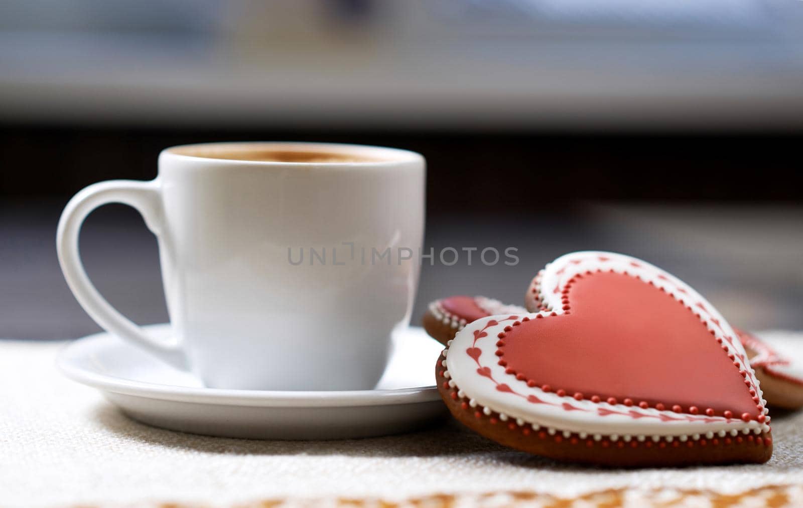 Cup of coffee with cookies by SerhiiBobyk