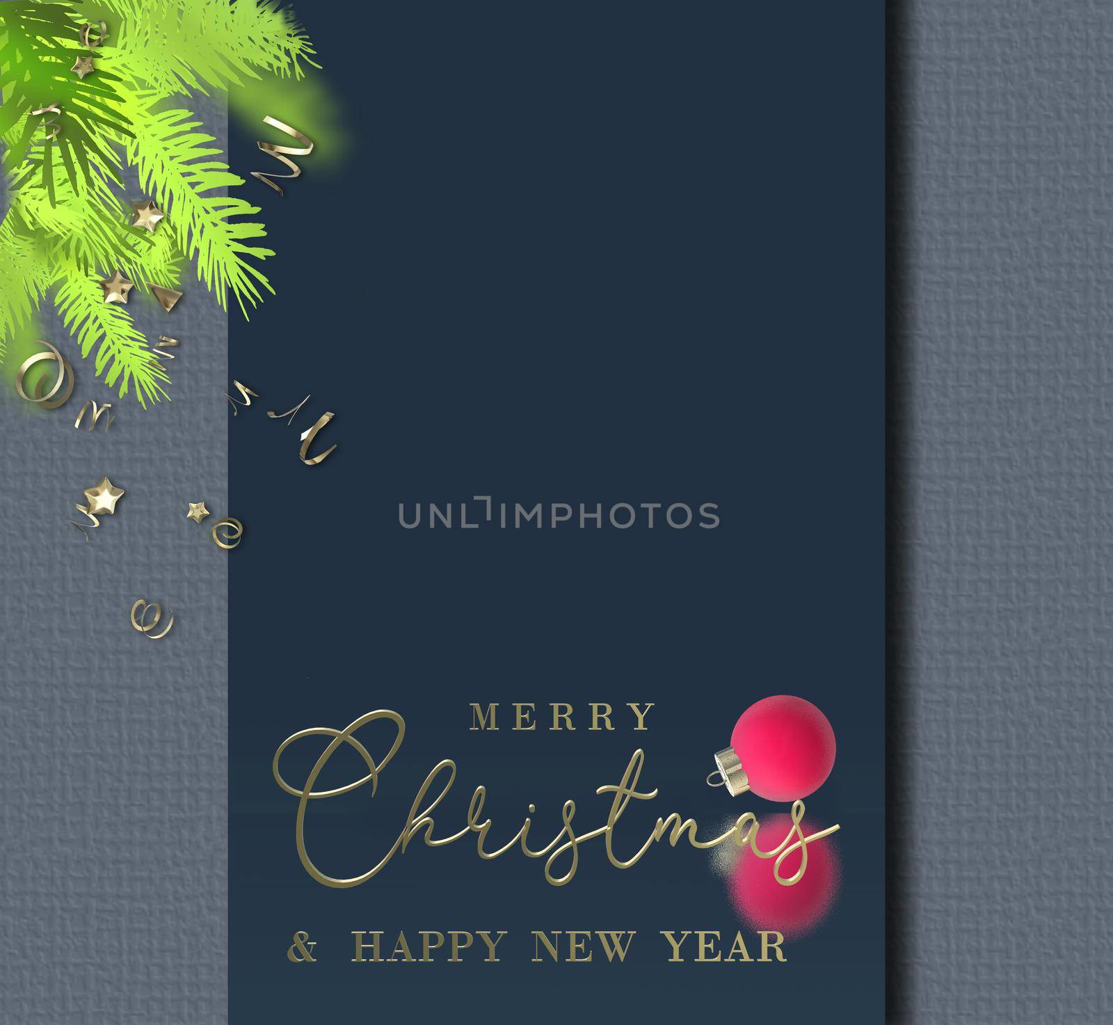 Christmas business corporate card. by NelliPolk