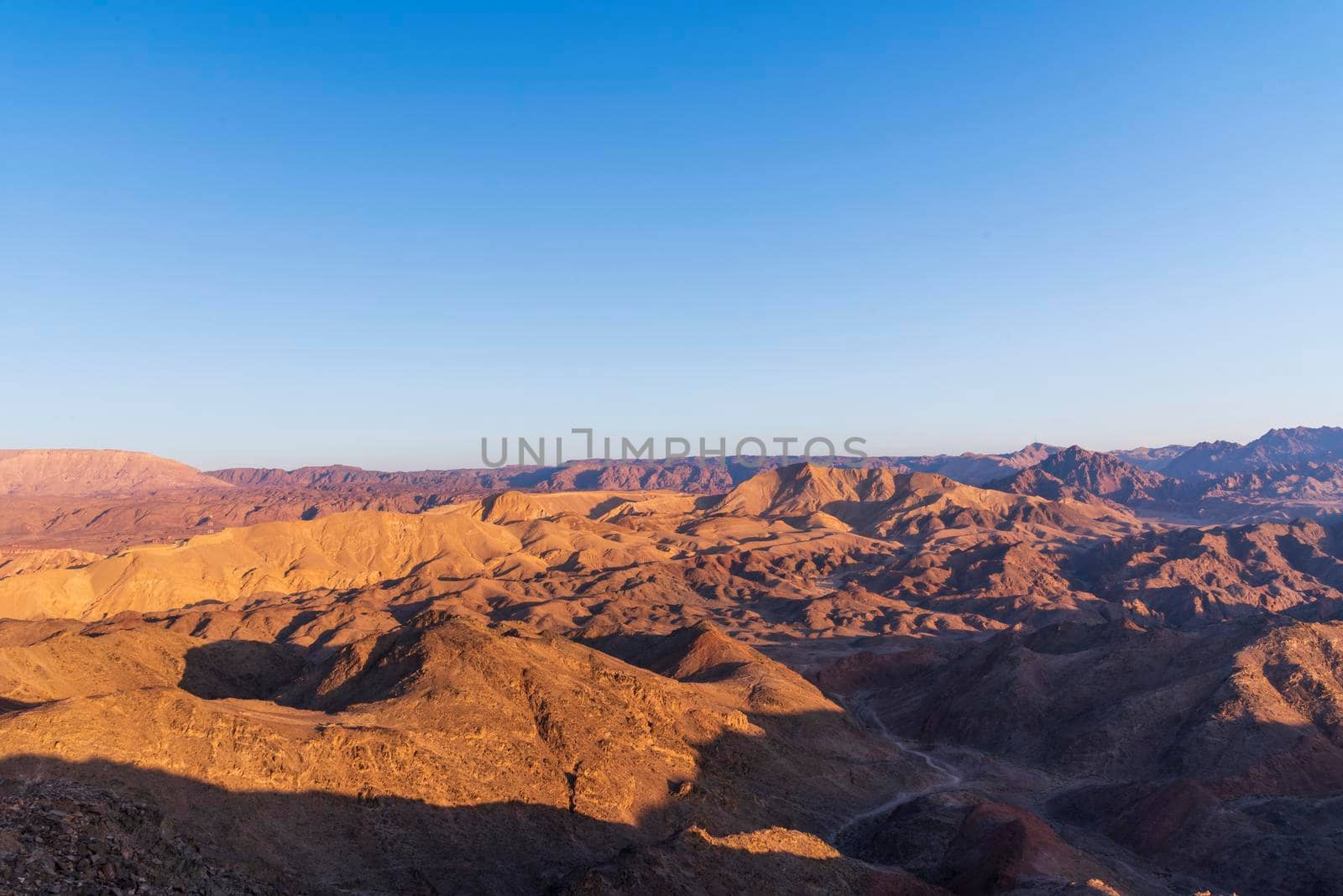 Mars like Landscape, Shlomo mountain, Eilat Israel. Southern District. High quality photo