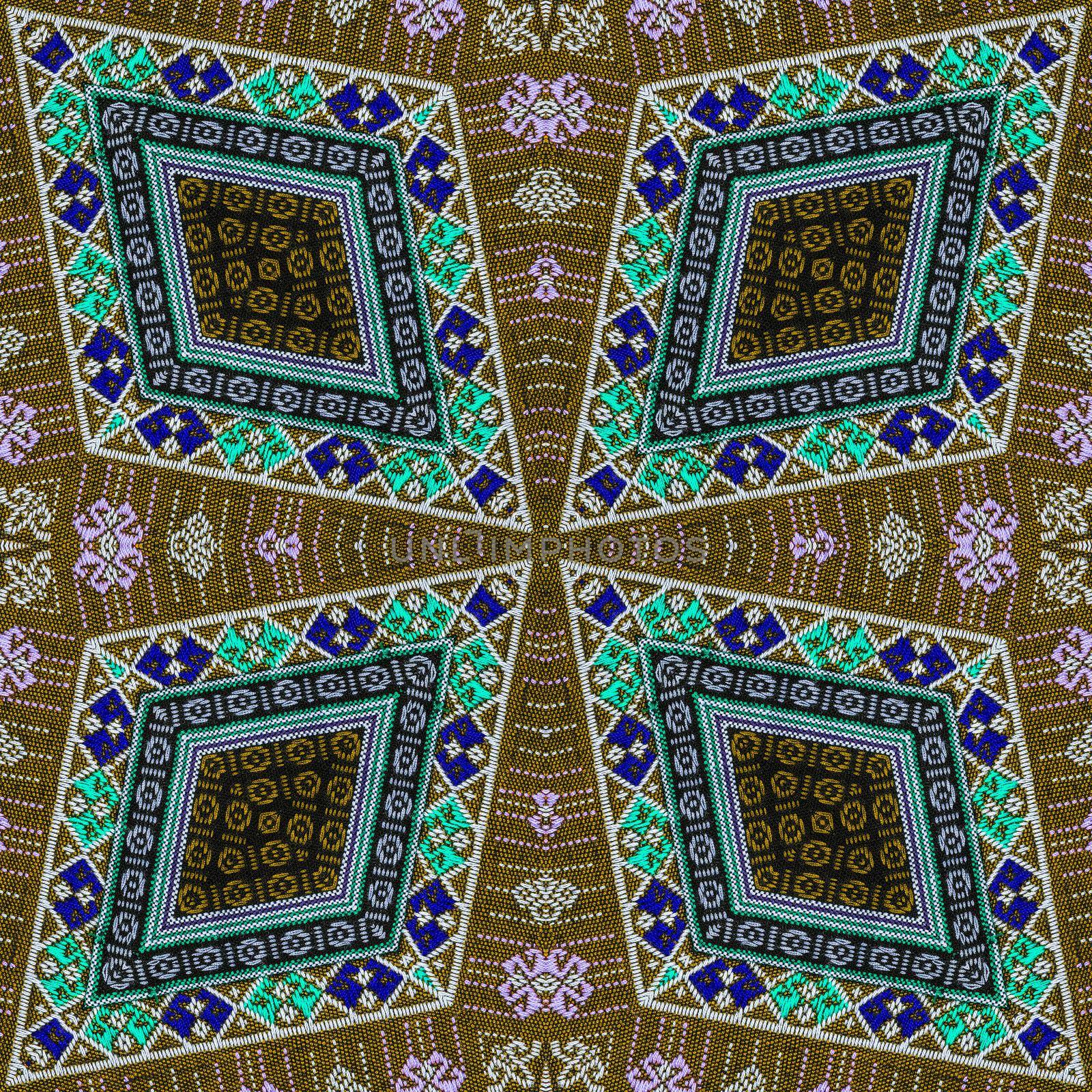 Colorful abstract kaleidoscope or endless pattern for background used.