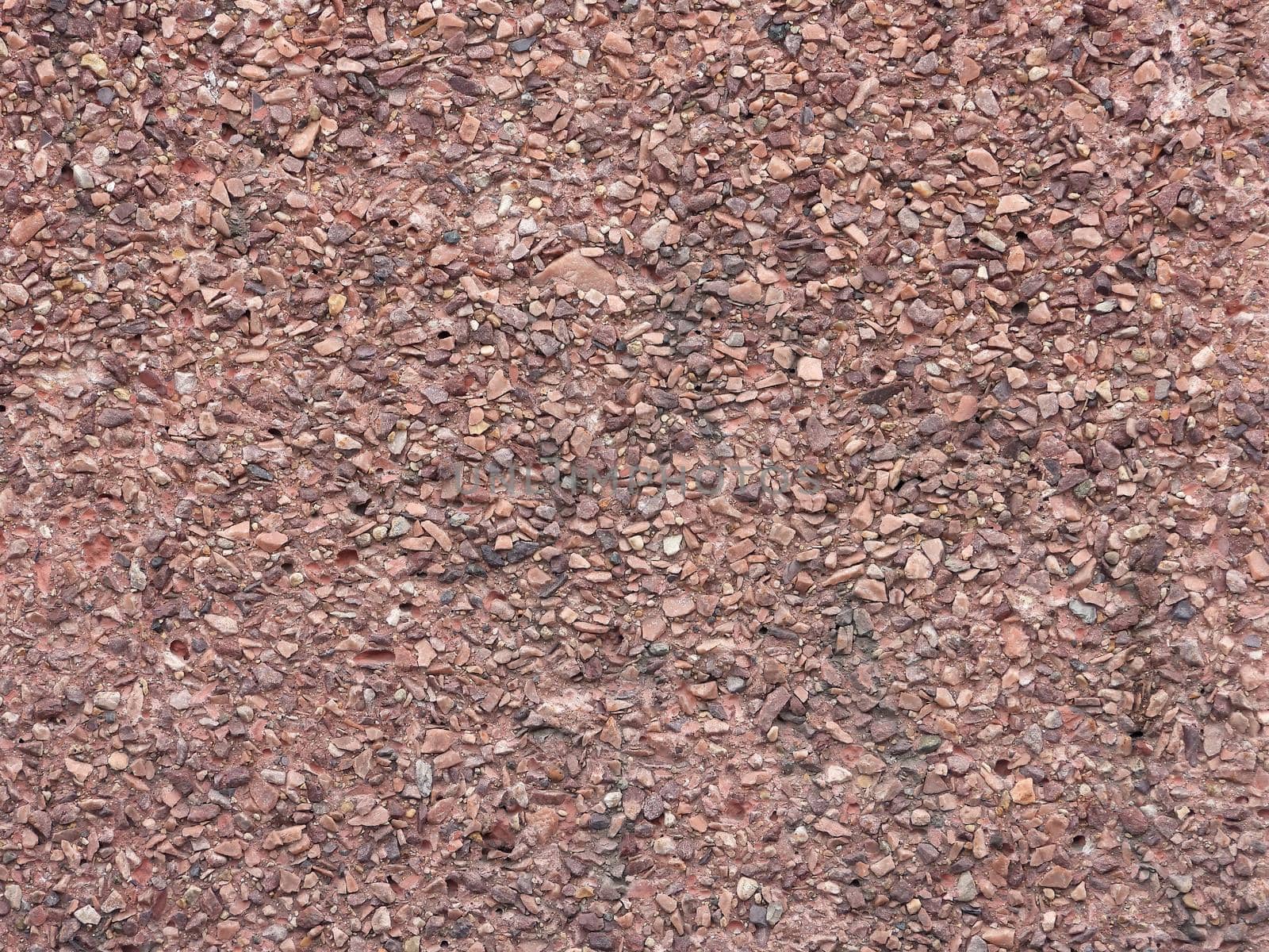 Stone and granite crumb in cement