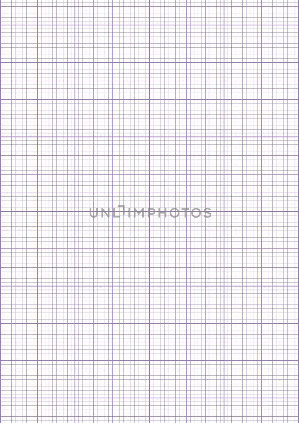 Graph paper. Printable millimeter grid paper with color lines. Geometric pattern for school, technical engineering line scale measurement. Realistic lined paper blank size A4.