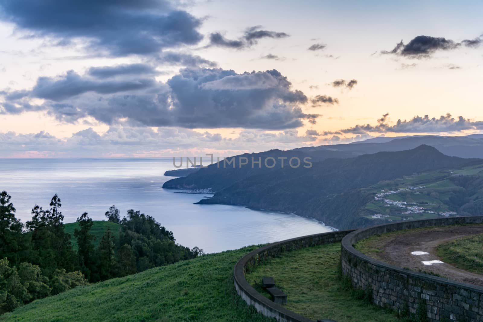 Cityscape in Sao Miguel en Azores, Potugal.