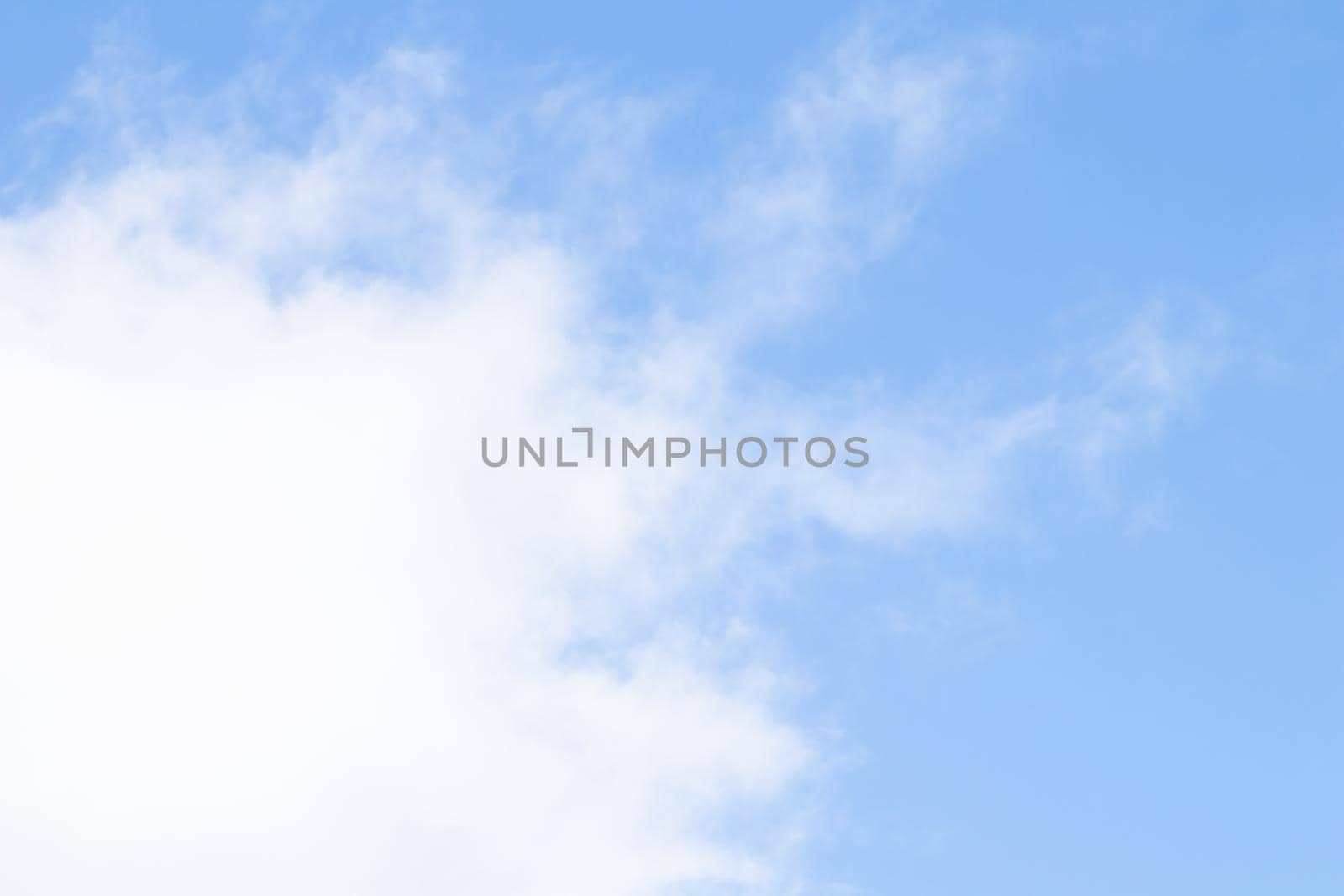 Background of blue sky with clouds. High quality photo