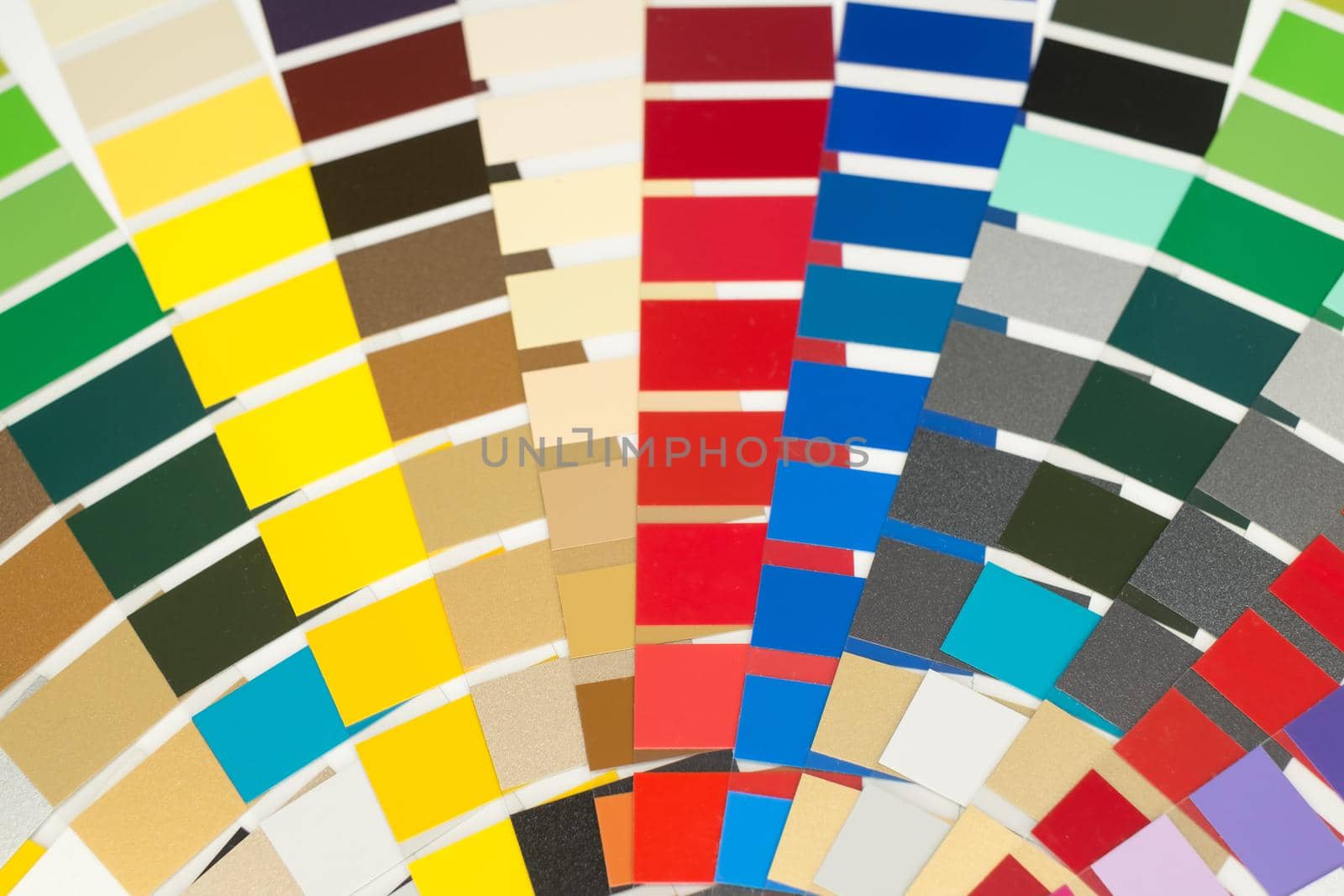 sample colors catalogue, top view by Roberto