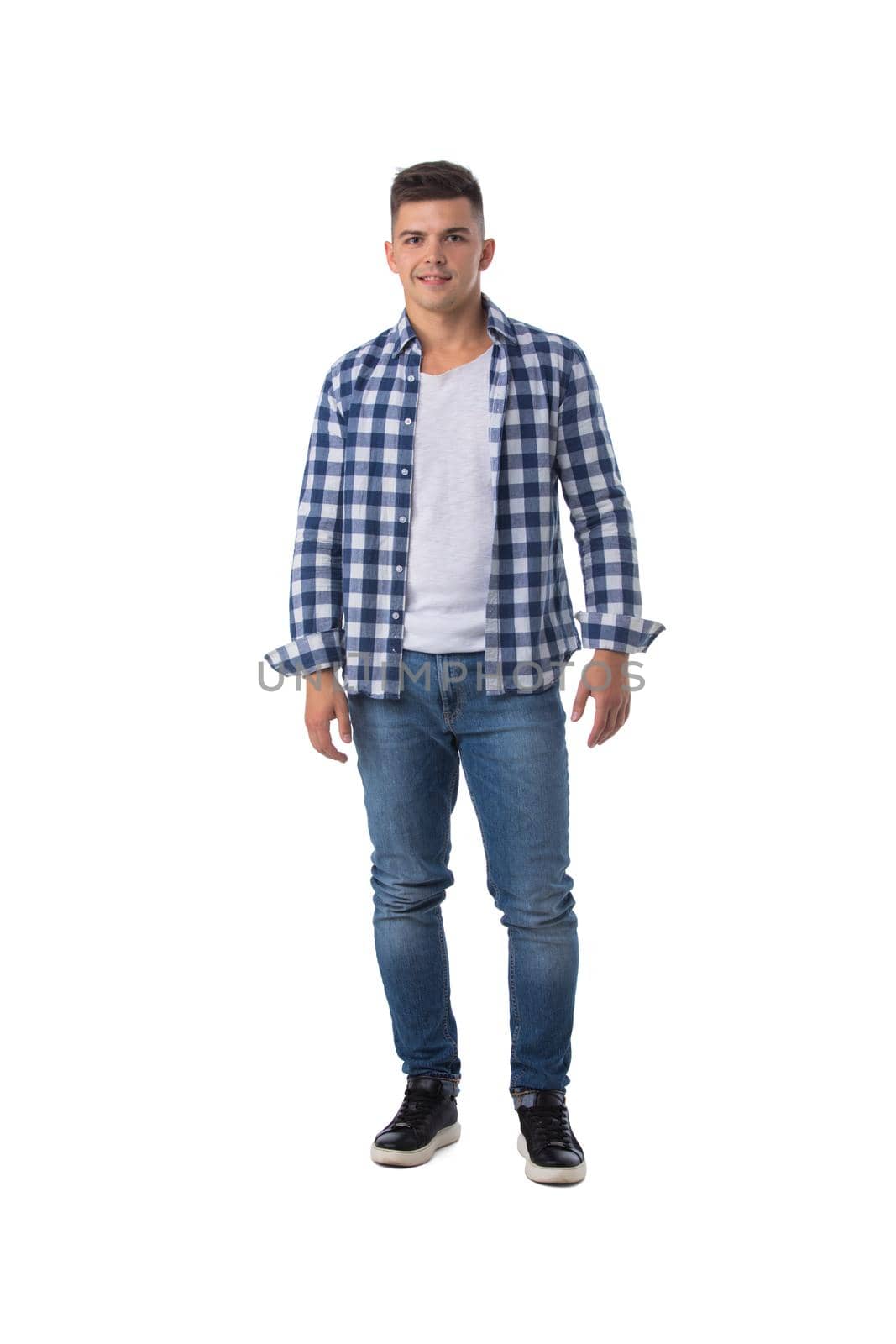 Full length portrait of casual man by ALotOfPeople