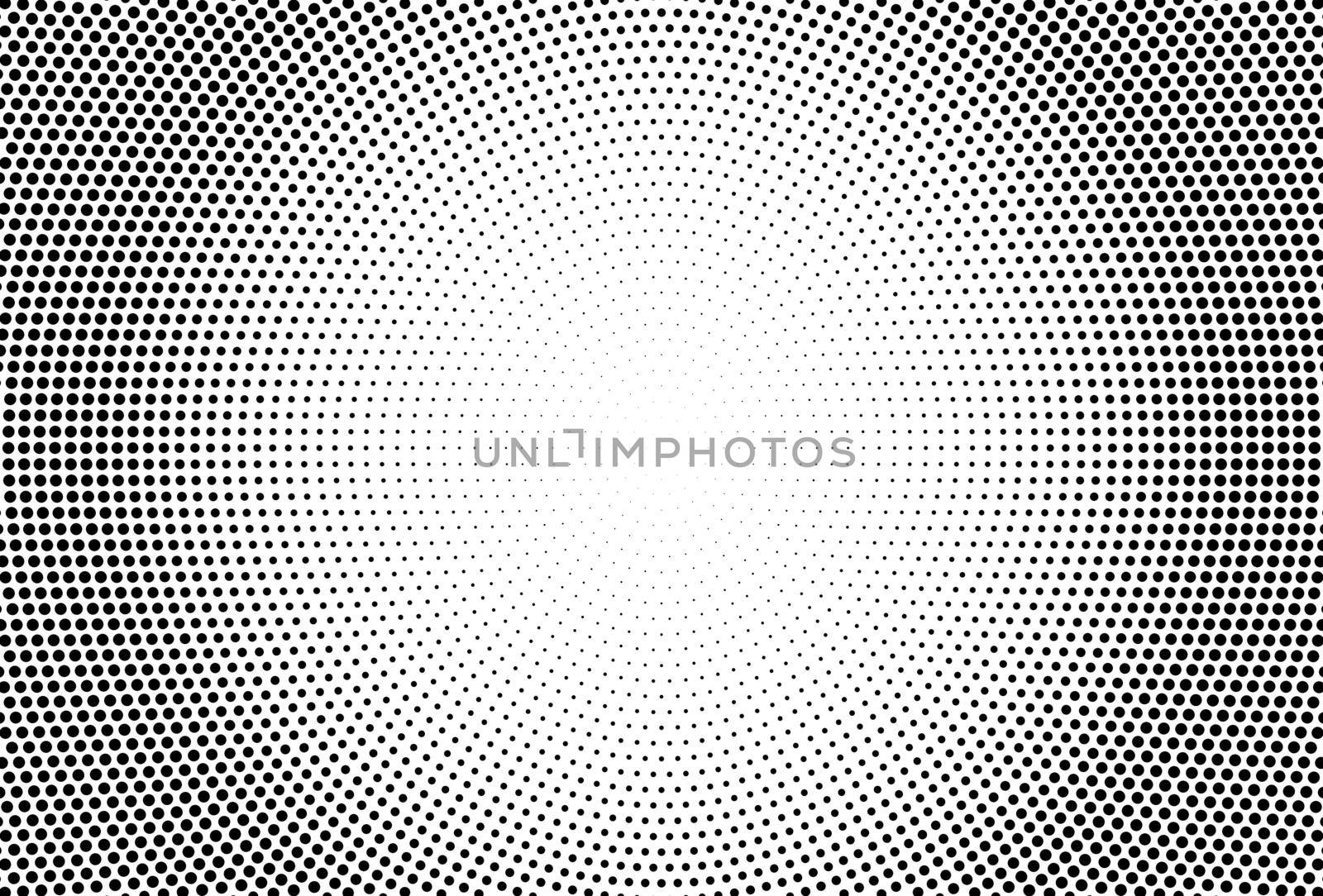 Halftone effect. with Black polka dots. Vector geometric texture.