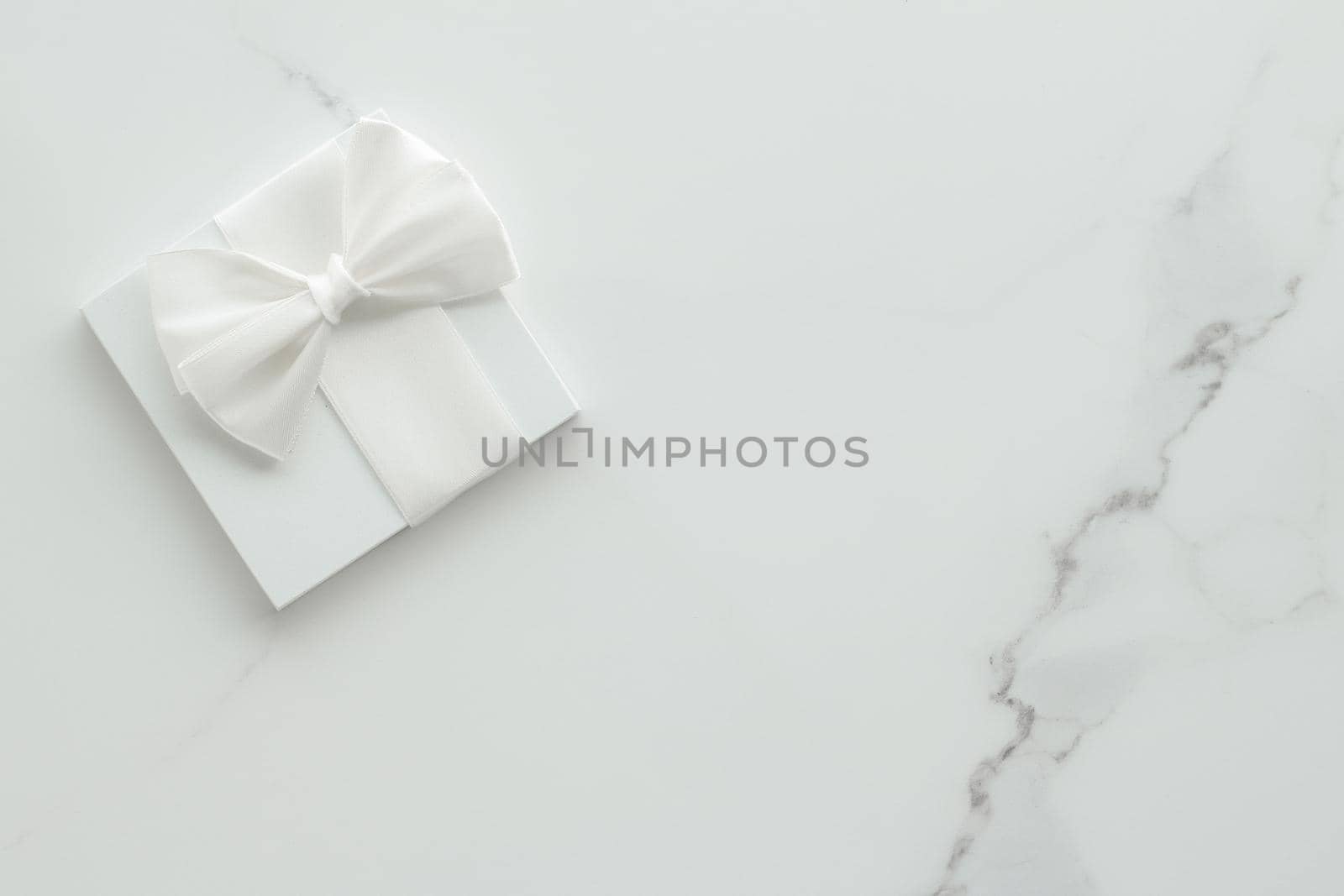 Romantic celebration, lifestyle and holiday present concept - Luxury wedding gifts on marble