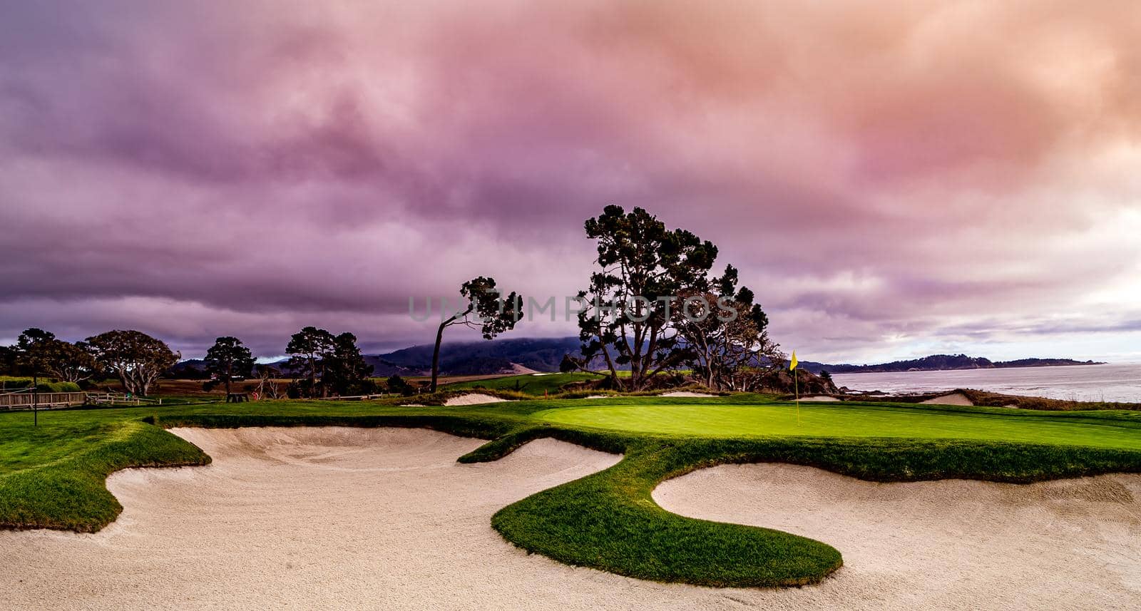 Pebble Beach golf course, Monterey, California, usa