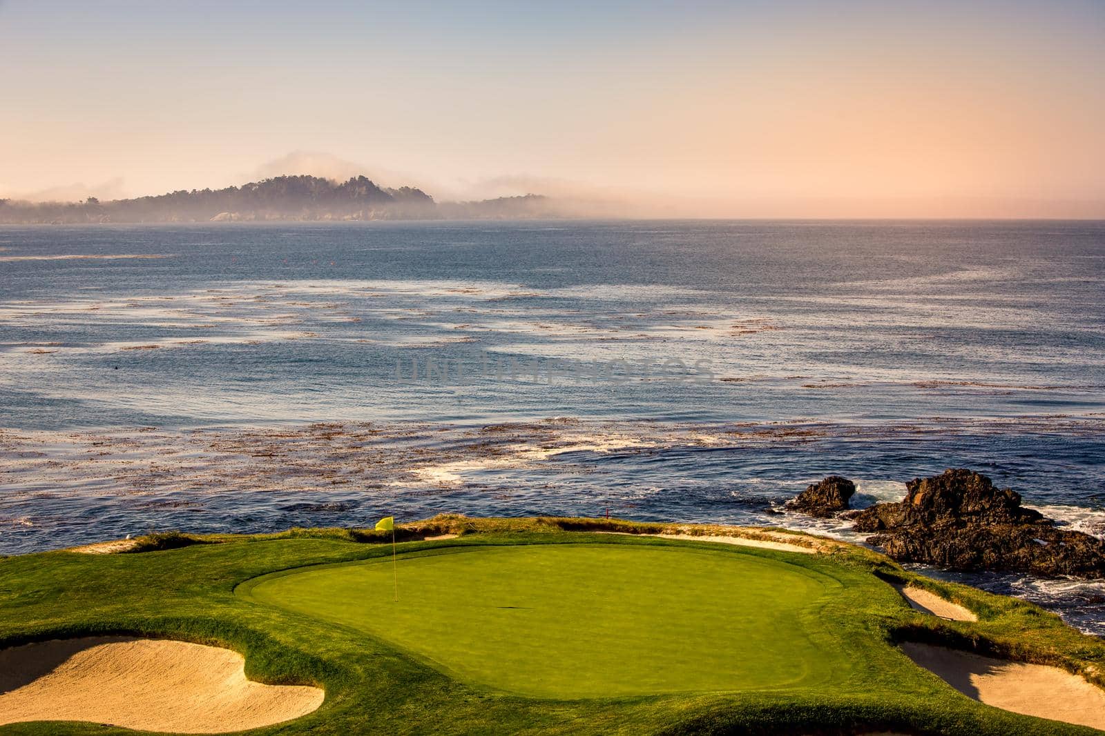 Pebble Beach golf course, Monterey, California, usa by photogolfer