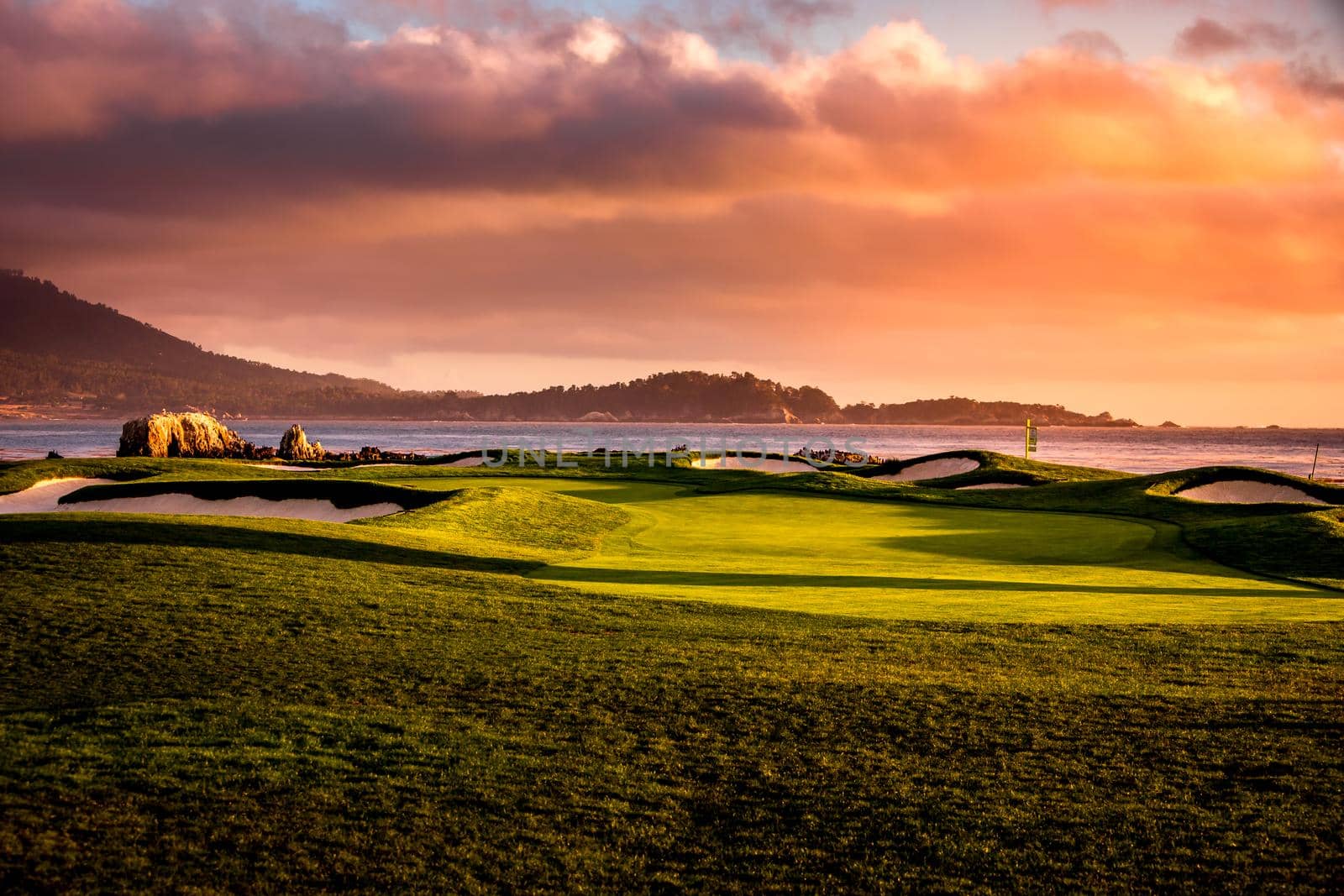 Pebble Beach golf course, Monterey, California, usa by photogolfer