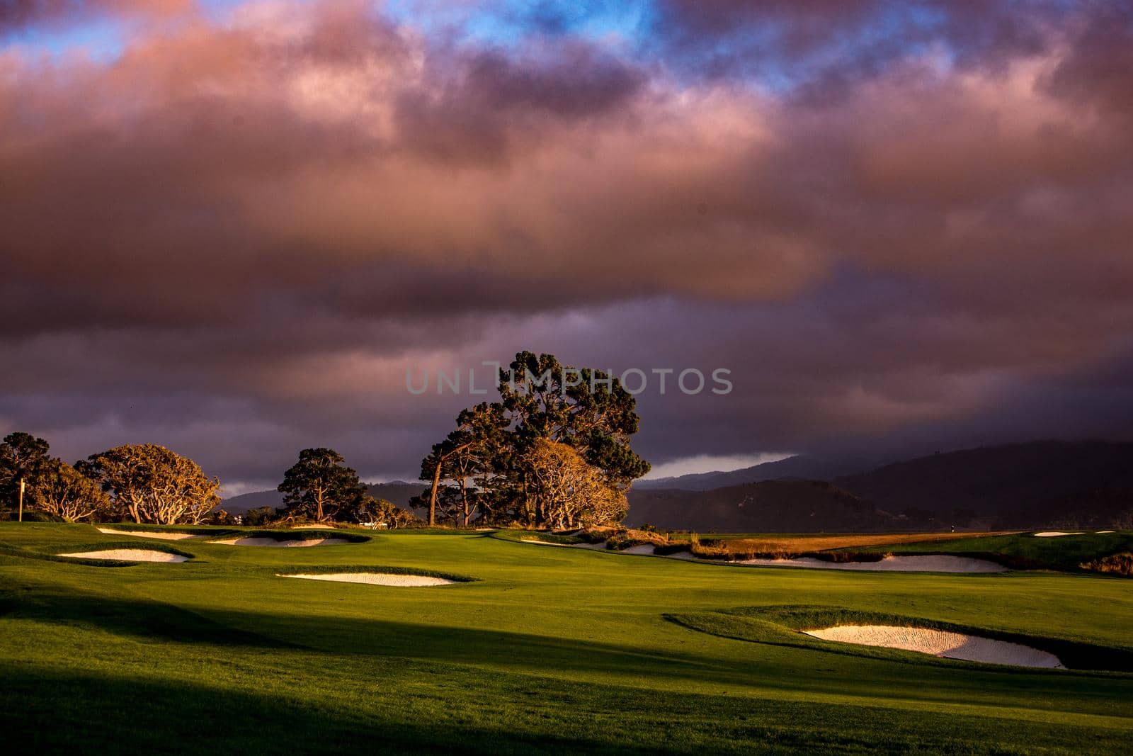 Pebble Beach golf course, Monterey, California, usa by photogolfer