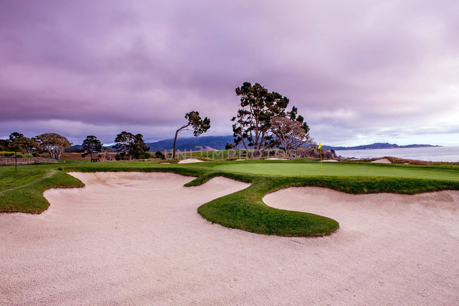 Pebble Beach golf course, Monterey, California, usa by photogolfer