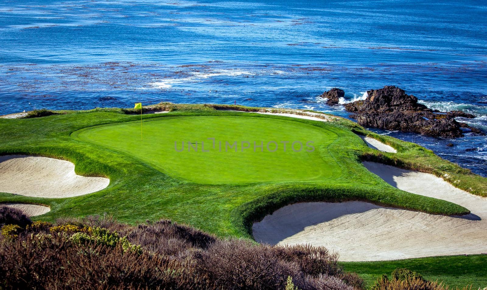 Pebble Beach golf course, Monterey, California, usa