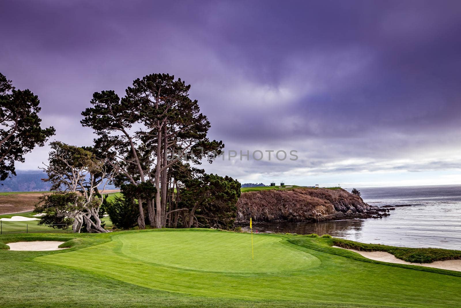 Pebble Beach golf course, Monterey, California, usa by photogolfer