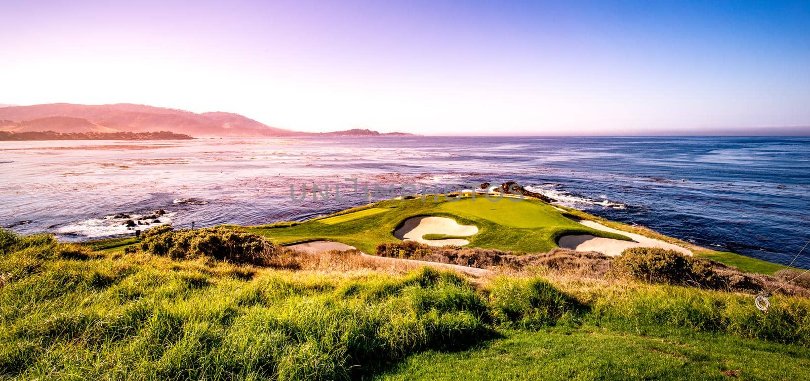 Pebble Beach golf course, Monterey, California, usa by photogolfer