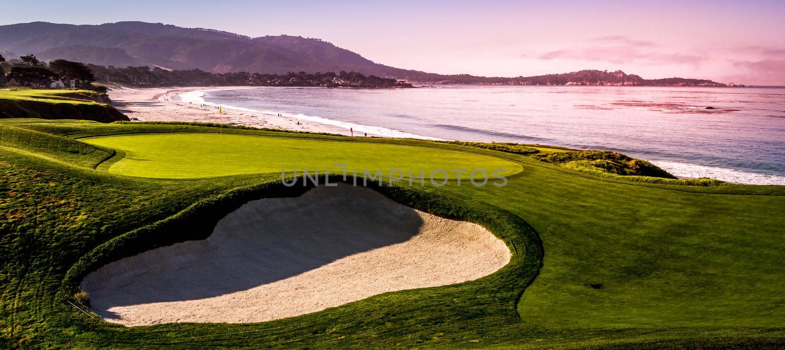 Pebble Beach golf course, Monterey, California, usa