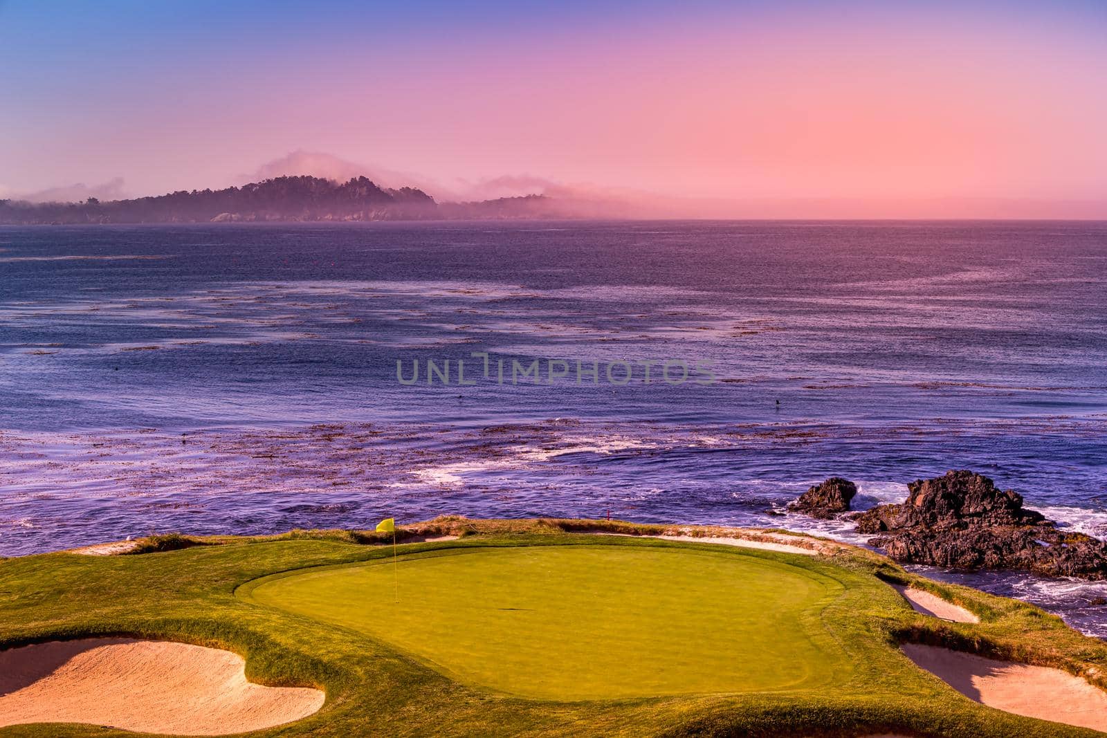 Pebble Beach golf course, Monterey, California, usa